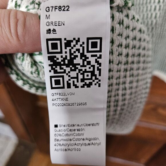 Designer Inspired Oversized V Neck LS Drop Shoulder Tunic Tops Green Sweater M - Picture 5 of 5